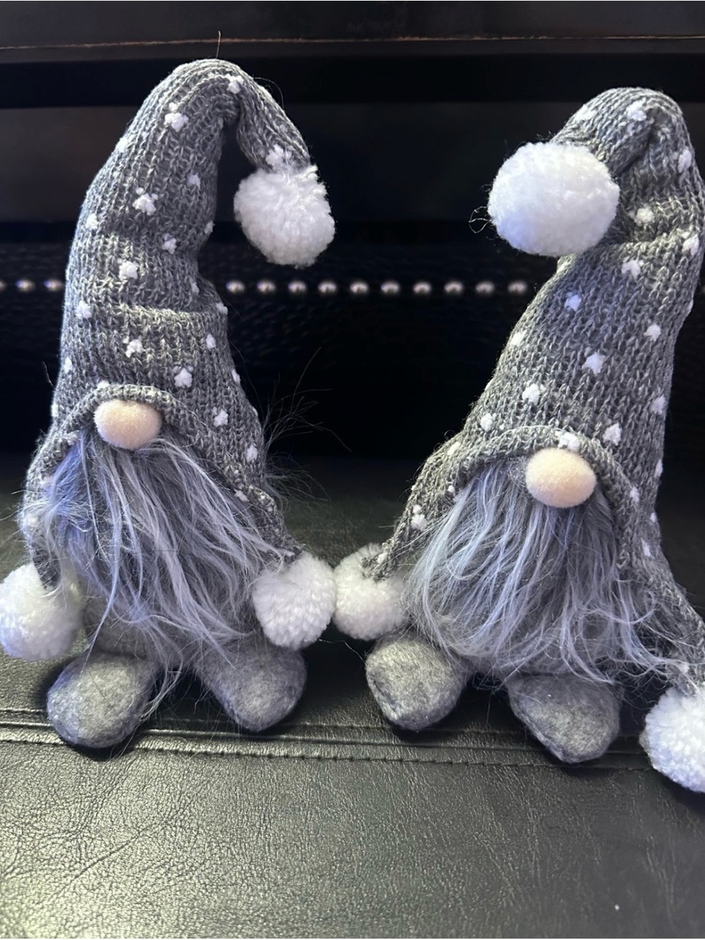 Gray Knit Gnome Plush Toy for Kids Accessories - Unbranded
